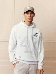 Jack Jones | Los Angeles Lakers Collab Pullover Hoodie Sweater Drawstring Knitted
