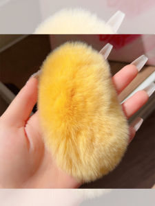 Bunny Rabbit Fur Clip BB Clip Hairpin Fruit Core Plush Frontal Bangs Side Hair for Women in Autumn and Winter