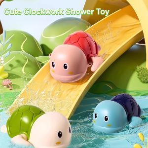 3/1pcs Cute Wind-Up Animal Frog Water Spray ToyPlastic Bath Toy with Water-Squirting Head for Shower and Swimming Pool Fun