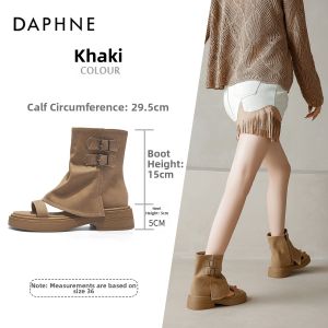 Daphne | Thick Sole Roman Western Style Bootie