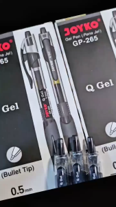 Pulpen Gel Pen Klik JOYKO GP-265 Q GEL (Hitam) 0.5 mm