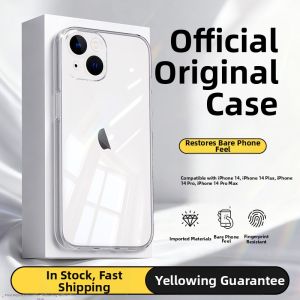 imobile | Transparent Slim Silicone Full Cover Anti-Drop Protective Case For iPhone 14 14Pro