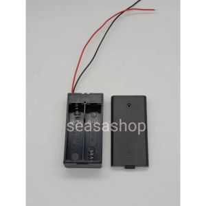 รางถ่าน รังถ่าน AA  2 และ 4 ก้อน รังถ่าน ที่ใส่ถ่านอนุกรม มีฝาปิดพร้อมสวิตซ์