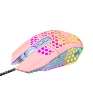 BAJEAL G1 RGB Wired Gaming Mouse 8000 DPI High Precision for Desktop Laptop Esports Macro Programming Feature Ergonomic Design