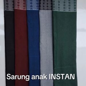 Sarung Instan Polos Model Rok untuk Anak Usia 1-12 Tahun