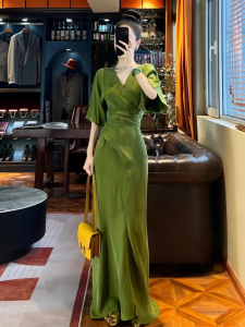 SHANGSHA | Summer V-neck Dress