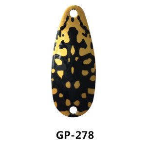 Metal Spoon Beetle Lure for Micro Mouth White Bar Fish