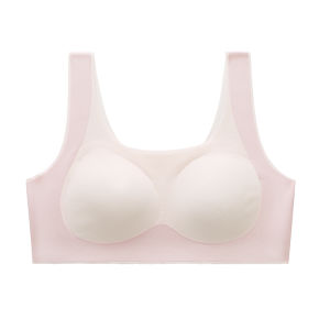 MiiOW | Cat Girl Teenage Sports Bra No Trace Development Stage Three Fixed Strap Vest Style Nylon Cup Cotton Lining One Piece Design