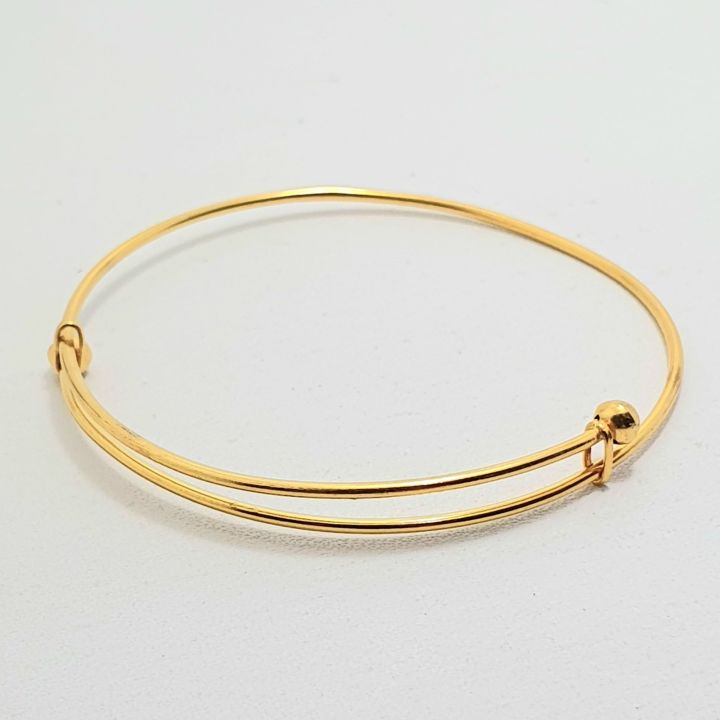Gelang Bangle Dewasa Emas Muda Polos Gram Lazada Indonesia