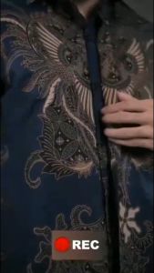 Batik Pria Lengan Panjang Kemeja Batik Motif baru Reguler