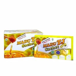 Madu TJ Sachetan Madurasa Jeruk Strawberry Original 1 Sachet Madu Rasa Buah Madu Anak Anak