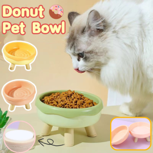 Pet Cat Bowl Cat Food Bowl&Drinking Bowl Protecting Cervical Faucet Bowl Pet Supplie