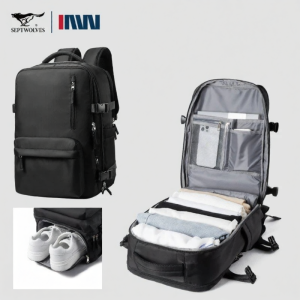 SEPTWOLVES | Multi-purpose Large Capacity Business Travel Backpack