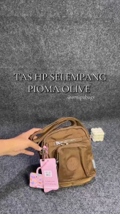 OMIPABAGS PIOMA OLIVE / PIOMA TAS SELEMPANG DAN BAHU WANITA / TAS PIOMA OLIVE/ TAS SELEMPANG NYLON