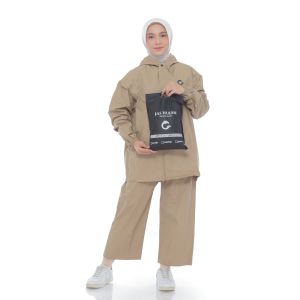 Jas Hujan Stelan By CULTURE raff Mantel Pria Wanita Setelan Baju dan Celana Dewasa Tebal Lentur Tahan Lama Best Quality Raincoat bisa bayar di tempat(cod)!!