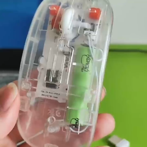 Rechargeable Bluetooth Wireless Mouse Three Mode Clear Silent Mouse for IPad Laptop Tablet