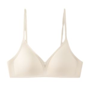 MiiOW | เสื้อชั้นในไร้ตะเข็บเซ็กซี่สำหรับผู้หญิง สายเดี่ยวบาง หน้าอกเล็ก เข้ารูป ป้องกันการหย่อนคล้อย 2025 ใหม่ เสื้อชั้นในหลังเซ็กซี่