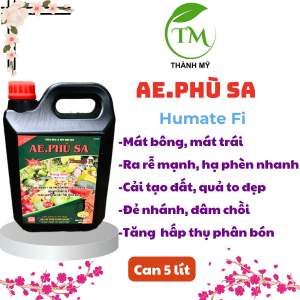 Phân bón lá sinh học HUMATE AE PHÙ SA 5lít kích ra rễ mạnh HẠ PHÈN CẢI TẠO ĐẤT