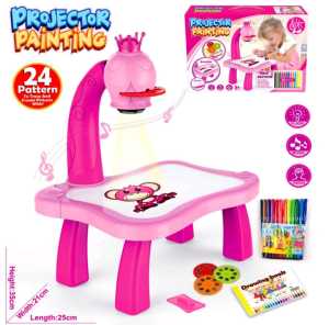 COD MAINAN EDUKASI MEJA BELAJAR PROJECTOR LED / MAINAN ANAK