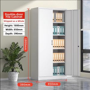 Locked Heavy-Duty Metal Storage Cabinet