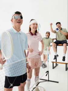 OWOX | Áo Polo Màu Hồi Cổ Tennis