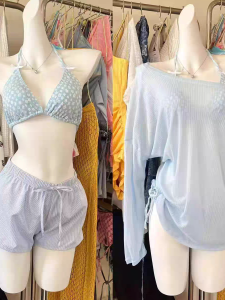 HAYOU | Bikini Swimsuit Beach Sunscreen Vacation Separate Top