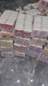 Ví đựng thẻ nhiều ngăn hoạ tiết Gấu dâu đáng yêu