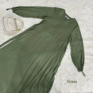 Gamis polos rayon Halimah hijab hayuri