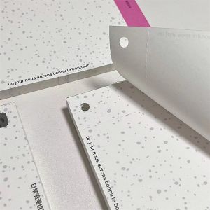 Ohaya Picnic Park Notebook 50 Sheets Tearable Message Memo Notepad Student Handbook Collage Material