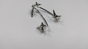 【Y2E2noa】Delivery in 2-3 days Star Clip Earrings for Women No Piercing Earhook Fashion Drop Earrings Statement Party Jewelry