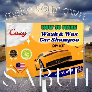 Cozy Ultimate Nano Wash & Wax Car Shampoo DIY KIT 2 in 1 High Quality Wash Car Wash Shampoo