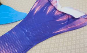 New Childrens Beautiful Fish Tail Girl Role-Playing Mermaid Tail Swimsuit Beach Swimming Party Gift No Fins Given