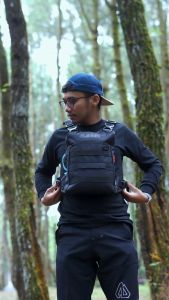 chest bag ransel tas rompi dada premium addict adventure