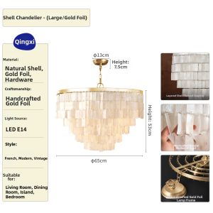 Light French Vintage Creative Chandelier
