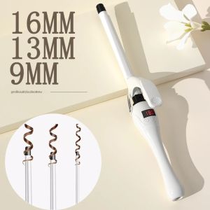 9mm MINI Hair Curling Iron Hair Curler Wand Professional CURLY แหนบเซรามิคไฟฟ้า Salon จัดแต่งทรงผมเครื่องมือขนาดเล็ก CRIMPING Iron