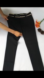 กางเกงทํางานผ้าญี่ปุ่นเอวกลางผ้ายืด กางเกงสแล็ค ผญ กางเกงขายาว กางเกงแฟชั่น กางเกงFamous