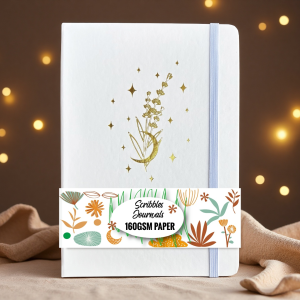 Sketch Journal Hardcover 160gsm Heavy Paper Artist Drawing Notebook 160 Numbered Pages Lay Flat Sketchbook