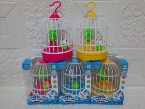 H038 MAINAN BURUNG BERKICAU VOICE CONTROL birdcage FU 1138
