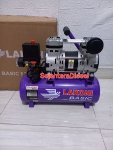 Kompresor LAKONI BASIC 550SLS Putaran Cepat+Paket TEKIRO PengisianAnginPengecatan5