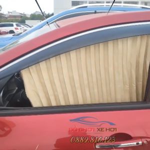 Bộ 4 Rèm che nắng cửa kính xe ô tô 4-7 chỗ rèm vải cao cấp mẫu mới nhất 2023