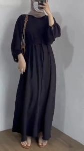 Danira Dress Wanita Bahan Cribkle Airflow