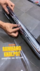 Cover Rambang Knalpot Honda Supercup C700 C800 Supercub 90 JDM By Ducks Garage