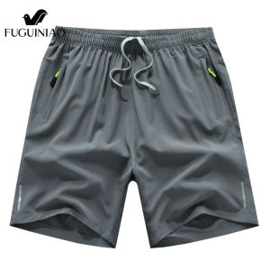 FUGUINIAO Mens Shorts Sports Running Fitness Fast Dry Tide Leisure Five Point Training Large Beach Basketball Basketball Pants M-8XL