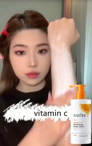 Whitening body lotion  Body whitening agents 维生素c身体乳 250g  Whitening and moisturizing Relieve blackskin  Ton kulit yang cerah  Perawatan fisik