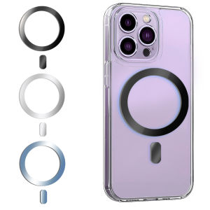 Extra Strong Wireless Magnetic Ring Sticker Compatible with iPhone Android Samsung Magnetic Wireless Charge