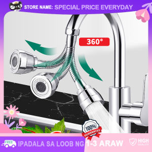 Universal Faucet Extender Splashproof 360 Degree Rotating Flexible Nozzle Stainless Steel Spout Water Saving Bathroom Kitchen Sink Tap Extender