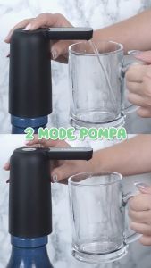 SAMONO Pompa Galon Air Elektrik Dispenser USB Rechargeable Water Pump / Gallon Pump Touch Screen Food Grade SW-CQ04 FREE Kabel Micro USB