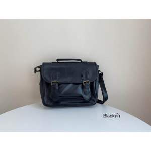 HEAPER JAY กระเป๋าหนัง PU สีล้วนโทนน้ำตาล สะพายข้าง crossbody bag