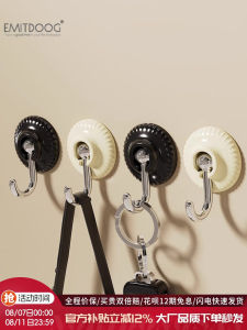 Multi-Purpose Wall-Mounted Clothes Hooks No-Drilling Strong Adhesive Hooks Lightweight Luxury Inverted Wall Bearing Heavy Duty Sticky Hooks