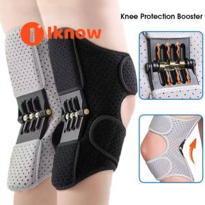 I know 1Pcs Elderly Walking Upstairs Booster Knee Joint Knee Pad Hemiplegia Squat Standing Leg Foot Weakness Rehabilitation Handy Gadget Sports Knee Pads
